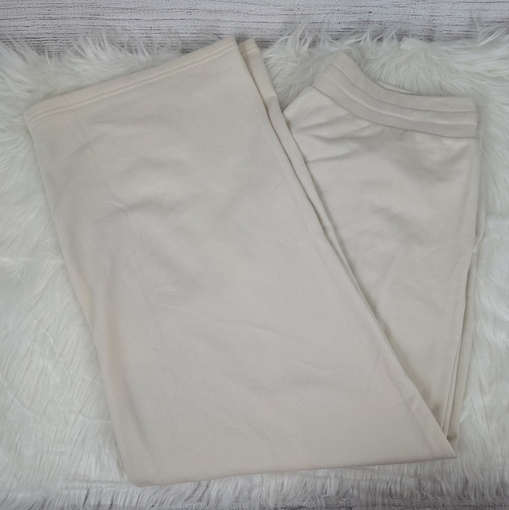 Puma Ladies Fleece Straight Leg Pants Cream